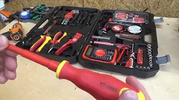 Набор инструментов YATO для электриков 68 пр, 1000V, 1/4", сталь S2, YT-39009