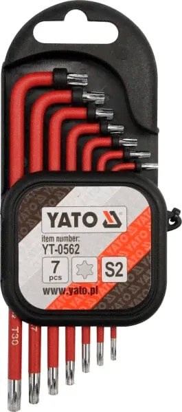 Набор ключей торкс Yato PIPE 7 шт.