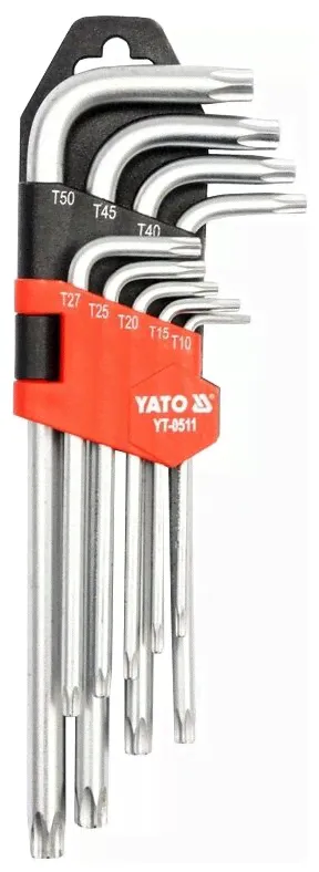 Yato Набор имбусовых ключей YATO TORX 9 шт YT-0511 набор инструментов-3