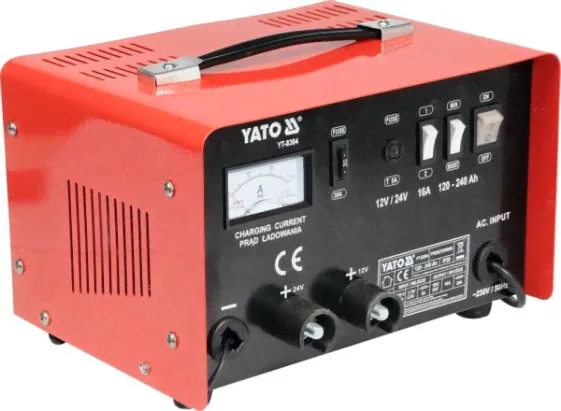 Зарядное устройство Yato 16А 12В / 24В 120-240Ач-2