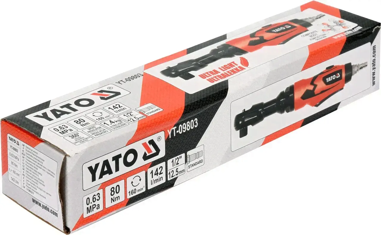 Гайковерт пневматический Yato YT-09803-3